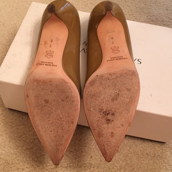 Saks Fifth Avenue “Melissa” Heels Sz 7 - Picture 4 of 5
